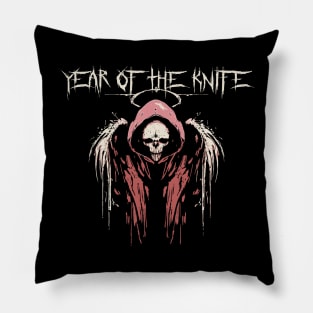 year of the knife in nightmare Pillow