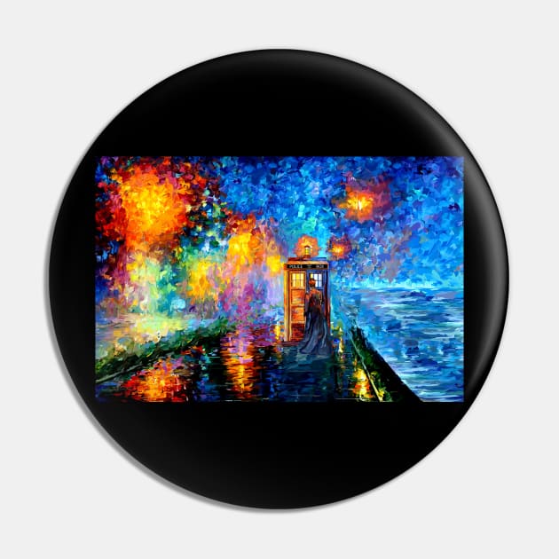 The doctor lost in the strange city Art Print Pin by Dezigner007