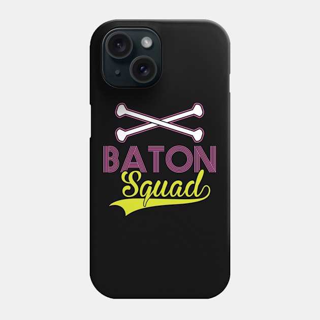 Baton Squad - Baton Twirler Phone Case by Peco-Designs