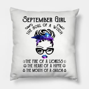 September Girl The Soul Of A Witch The Fire Of Lioness Pillow