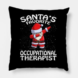 Santas Favorite Occupational Therapist Christmas Pillow