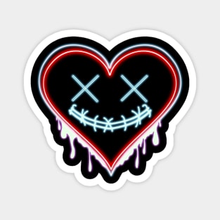 Neon Heart Magnet