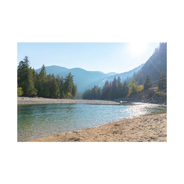 Similkameen River View at Bromley Rock Provincial Park by Amy-K-Mitchell