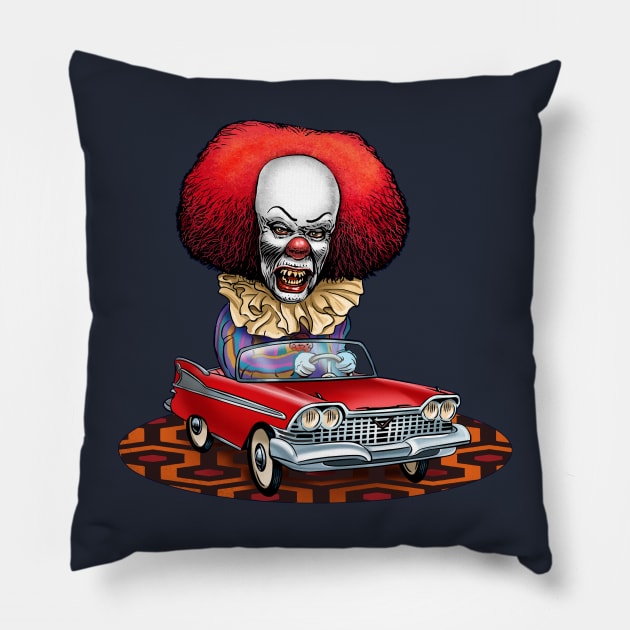 Christine Pedal Car Pillow by ChetArt