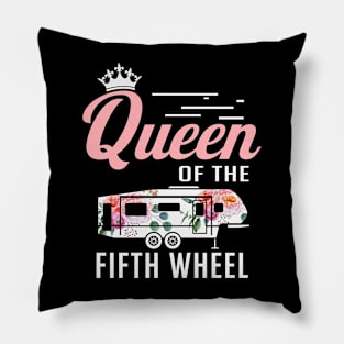 Queen Of The Fifth Wheel Funny Camping Pillow