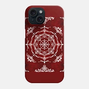 Christmas Pattern in red Phone Case