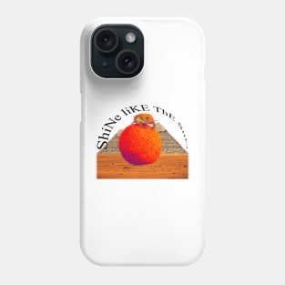 Shine like the sun (Scarab) Phone Case