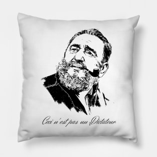 Ceci n'est pas un Dictateur (Castro edition) Pillow