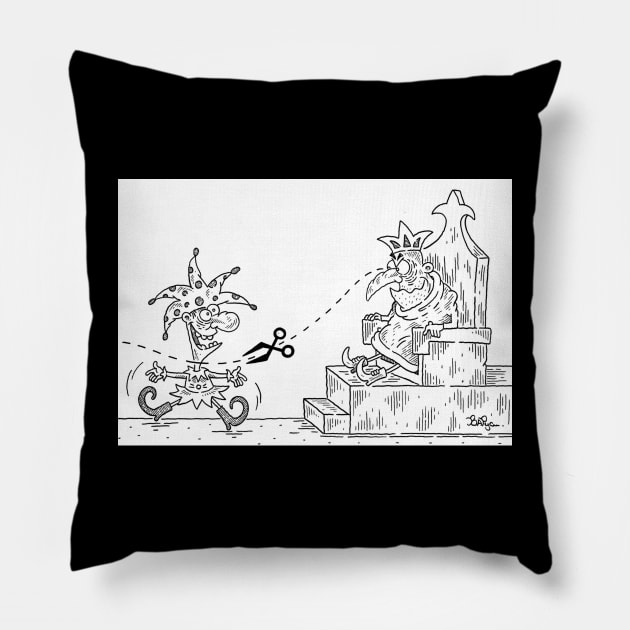 King and the Clown Pillow by varus