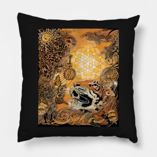 Redemption Lament Tiger Pillow