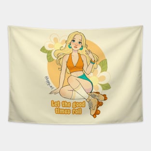 Skater Girl Tapestry