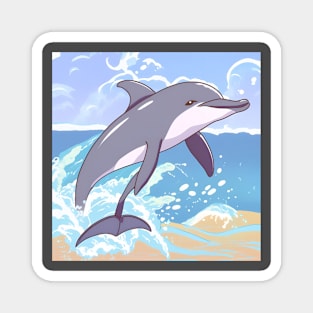 Animal - Dolphin water lover Magnet