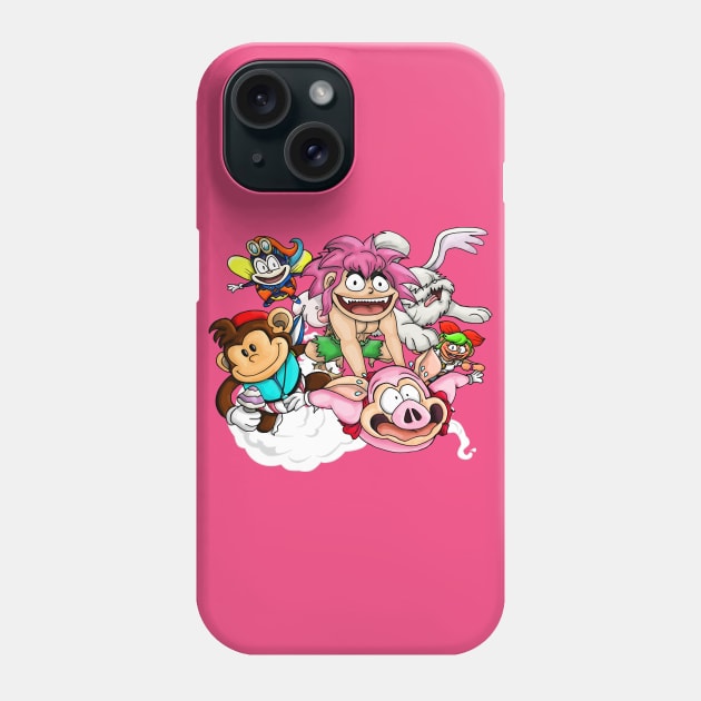 Tombi and Friends Phone Case by WarioPunk