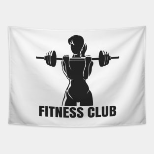 Fitness club emblem Tapestry