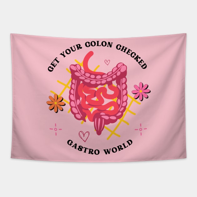 GI RN | Colon Cancer Awareness | Endoscopy Nurse Tapestry by Notsoravyn