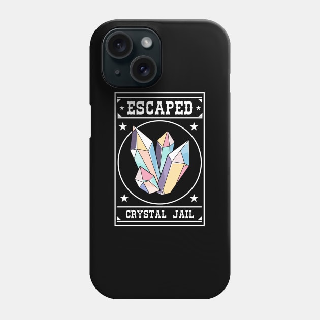 Escaped Crystal Jail Phone Case by Magpie Studios