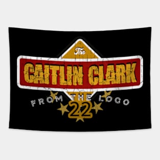 The caitlin clark - from the logo Tapestry