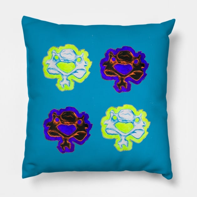 Vertebrae Pillow by RaLiz