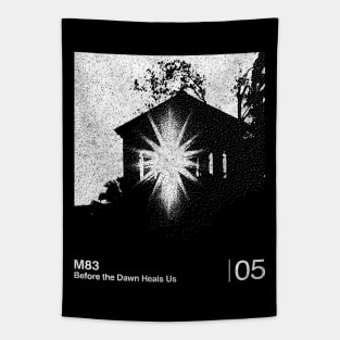 M83 / Minimalist Graphic Fan Artwork Design Tapestry