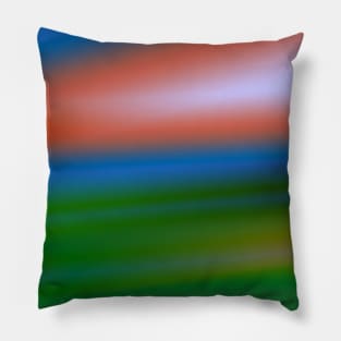 RED BLUE GREEN TEXTURE Pillow