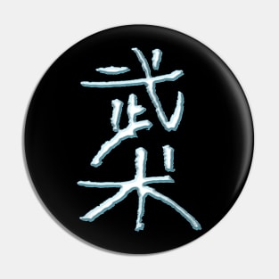 Wushu (martial-arts) Chinese Kanji Pin