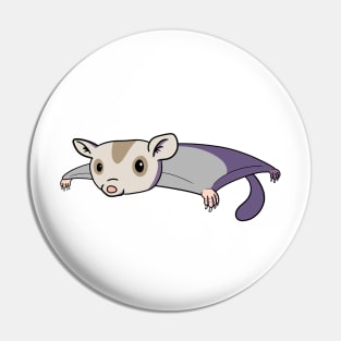 Sugar Glider Cute Kawaii Style Flying Animal Drawing Pin