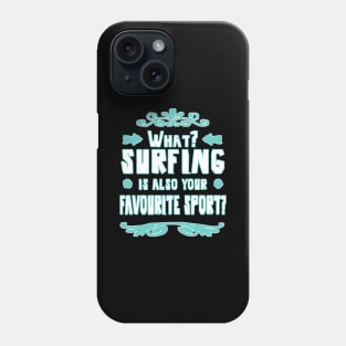 Surfing Monster Wave Women Surfing Girls Phone Case