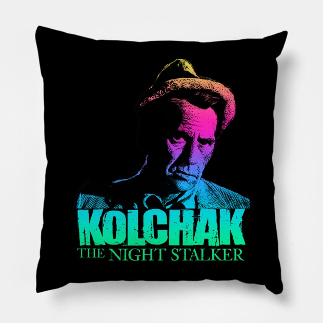 Kolchak The Night Stalker - Retro Pillow by Campfire Classic