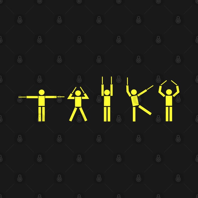 Taiko People yellow by Austin Taiko