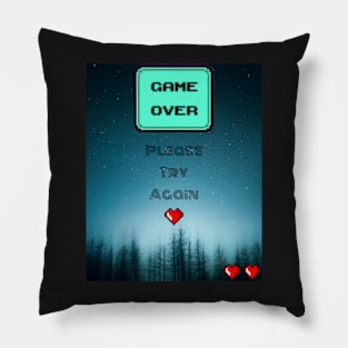 Game Over Pillow