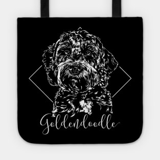 Goldendoodle dog portrait dog lover gift Tote