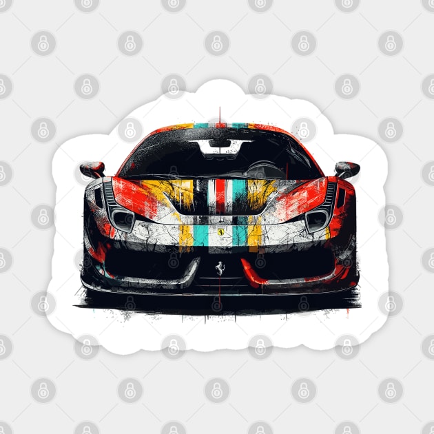 Ferrari 458 Magnet by Vehicles-Art