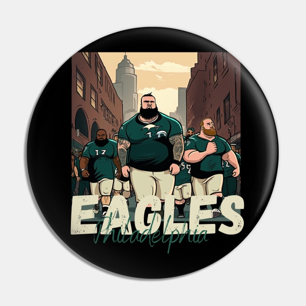 Philadelphia eagles football player graphic design cartoon style beautiful artwork Pin by Nasromaystro