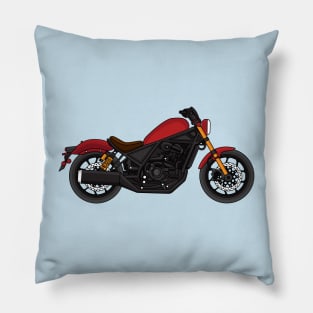 Cool cruiser style motorcycle Pillow