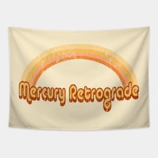 Mercury Retrograde - Retro Tapestry