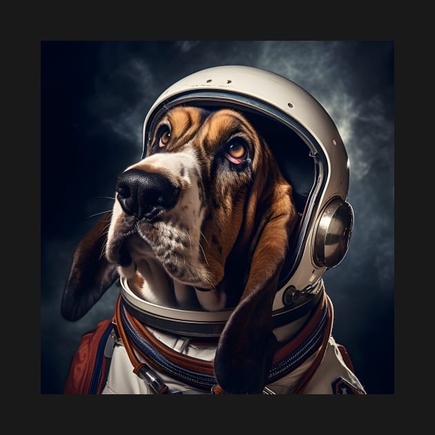 Astro Dog - Basset Hound by Merchgard