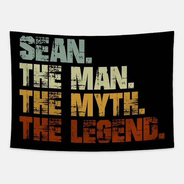 Sean The Man The Myth The Legend Tapestry by designbym