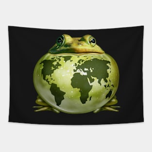 Earth Frog Tapestry