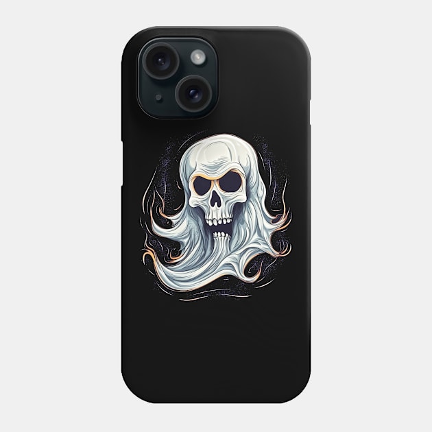 Eerie Halloween Ghoul Art - Spooky Season Delight Phone Case by Captain Peter Designs