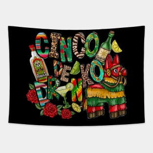 Mexico Wine Tequila Margarita Drink Cinco De Drinko Drinking Tapestry