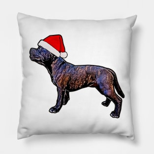 Staffordshire Bullterrier Xmas Pillow