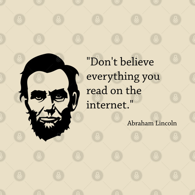 Don't believe everything you read on the Abraham Lincoln