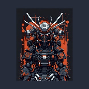 robot ninja streetwear t-shirt design T-Shirt