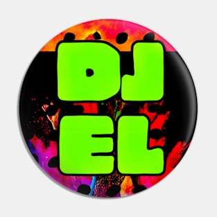 DJ EL BRINGS THE BEATS Pin