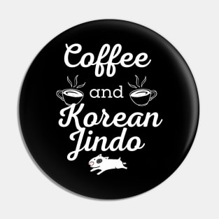 Coffee and Korean Jindo Pin