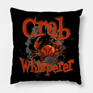 crabbing crab Hunter Pillow