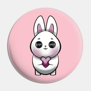 Cute Chubby Bunny Pin