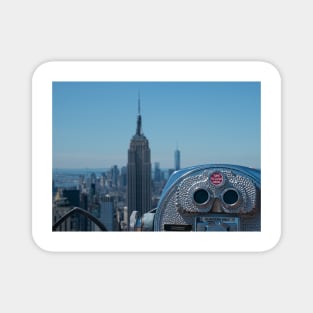 Turn to clear vision - New York skyline Magnet