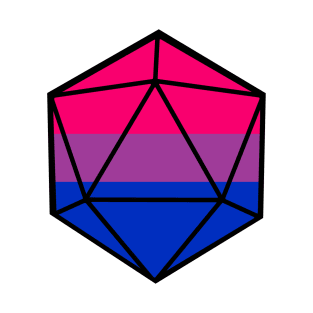 Bisexual Pride d20 T-Shirt