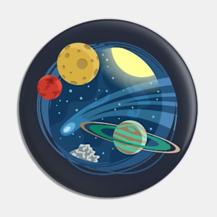 Space Emblem Pin